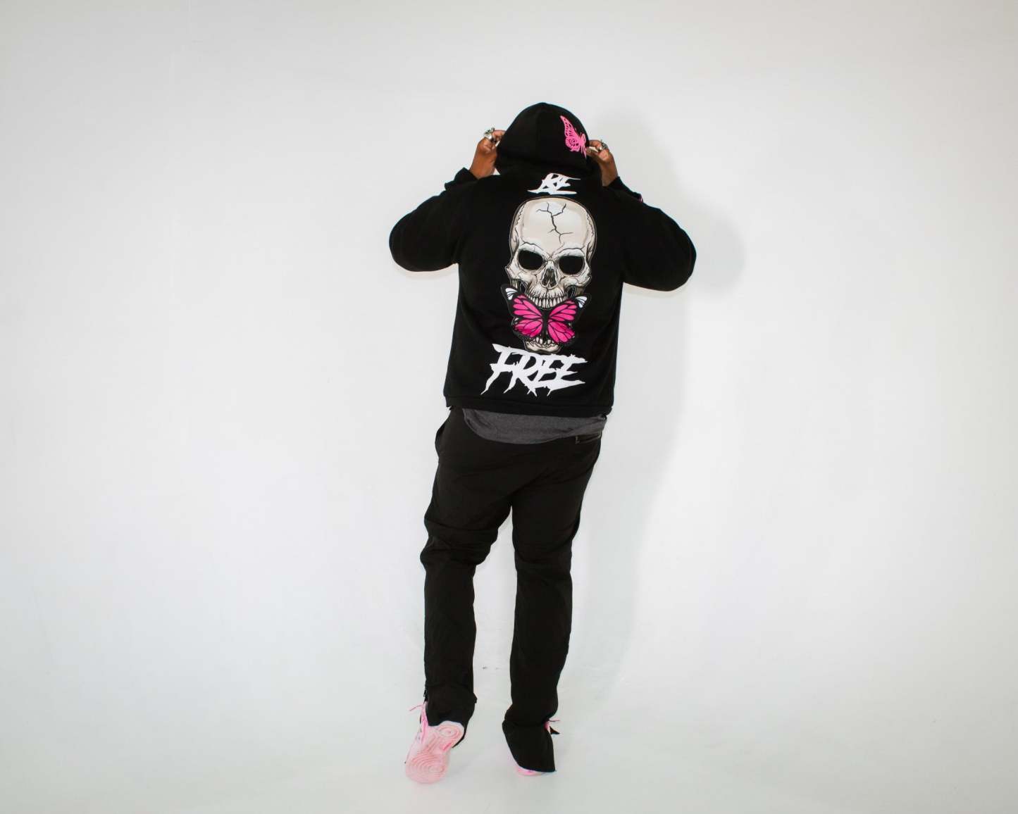 Butterfly Hoodie (Pink)