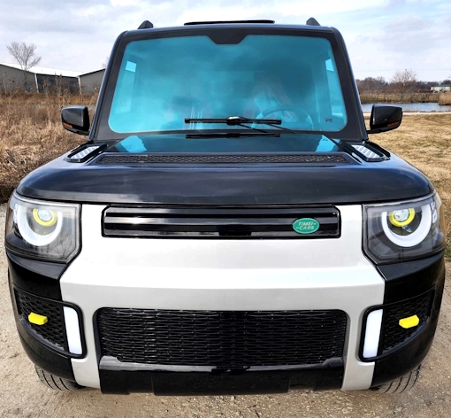 Mini AGM and Mini Land Rover LSV 4-seater electric cars (with air conditioning and heating)