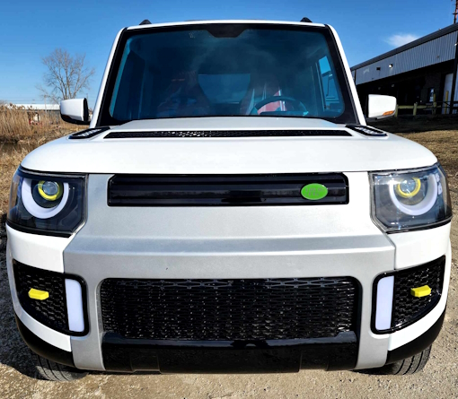 Mini AGM and Mini Land Rover LSV 4-seater electric cars (with air conditioning and heating)