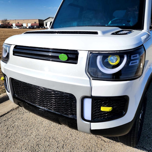 Mini AGM and Mini Land Rover LSV 4-seater electric cars (with air conditioning and heating)