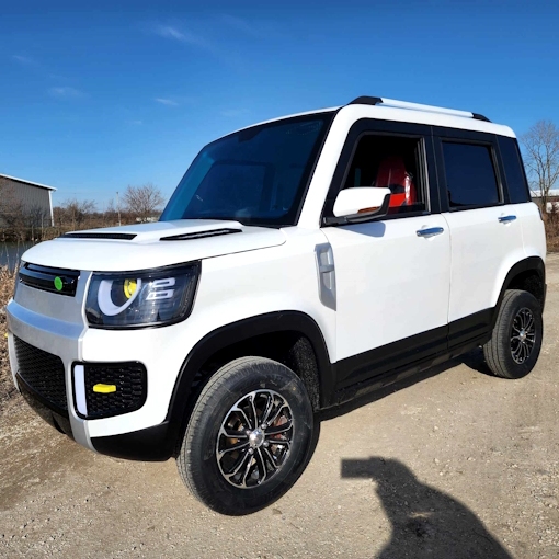 Mini AGM and Mini Land Rover LSV 4-seater electric cars (with air conditioning and heating)