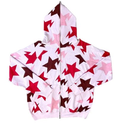 NEVER AVERAGE FULL ZIP - LIGHTNING / STARS