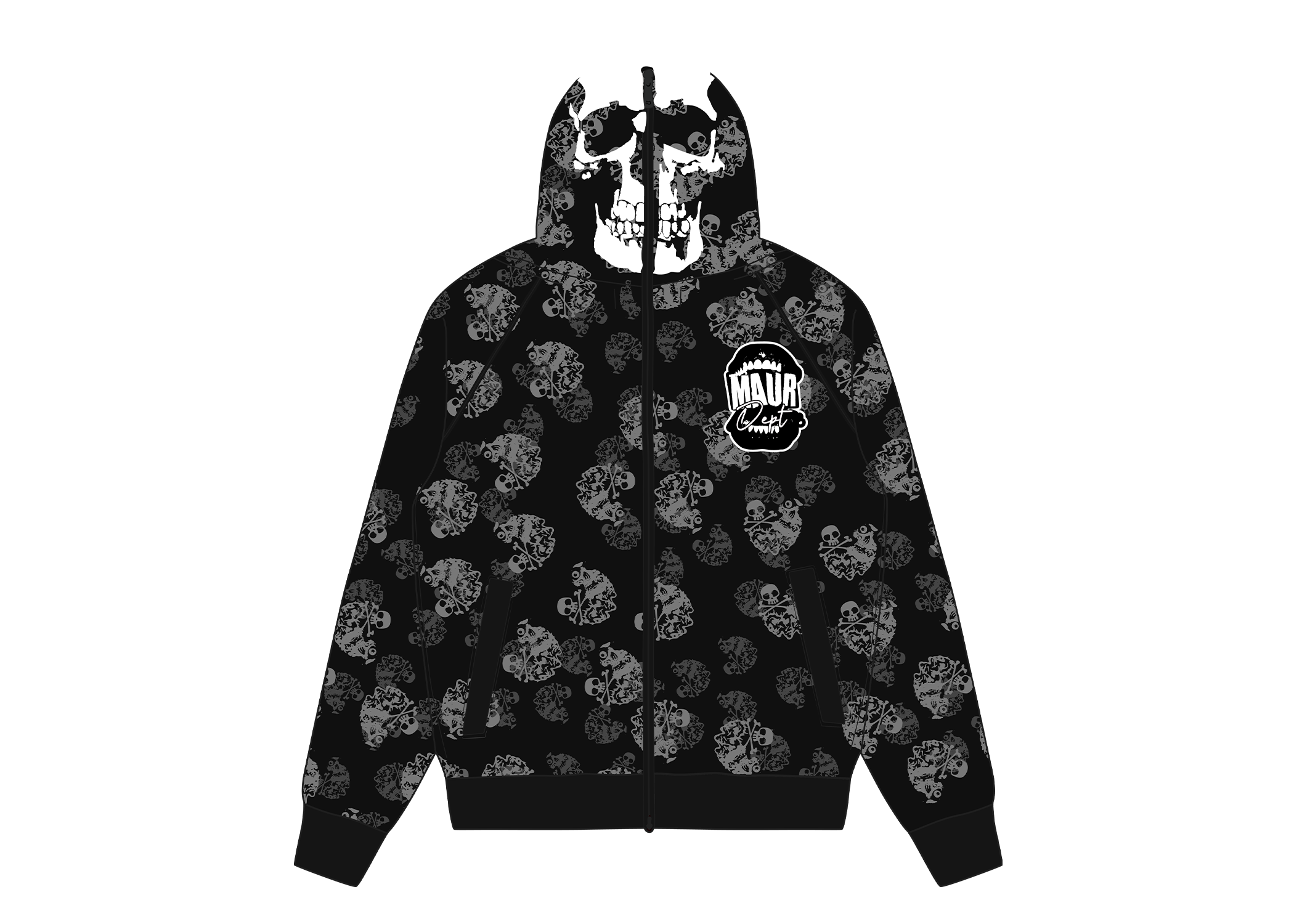 MAURDEPT FULL-ZIP (BLACK)