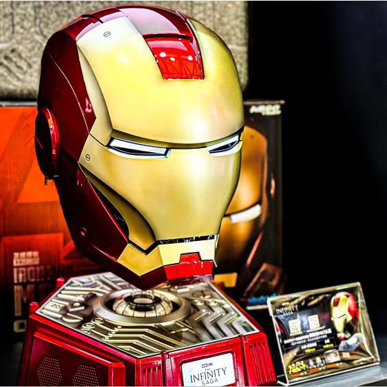 【Premium Edition】 Iron Man Helmet MK7 English voice control