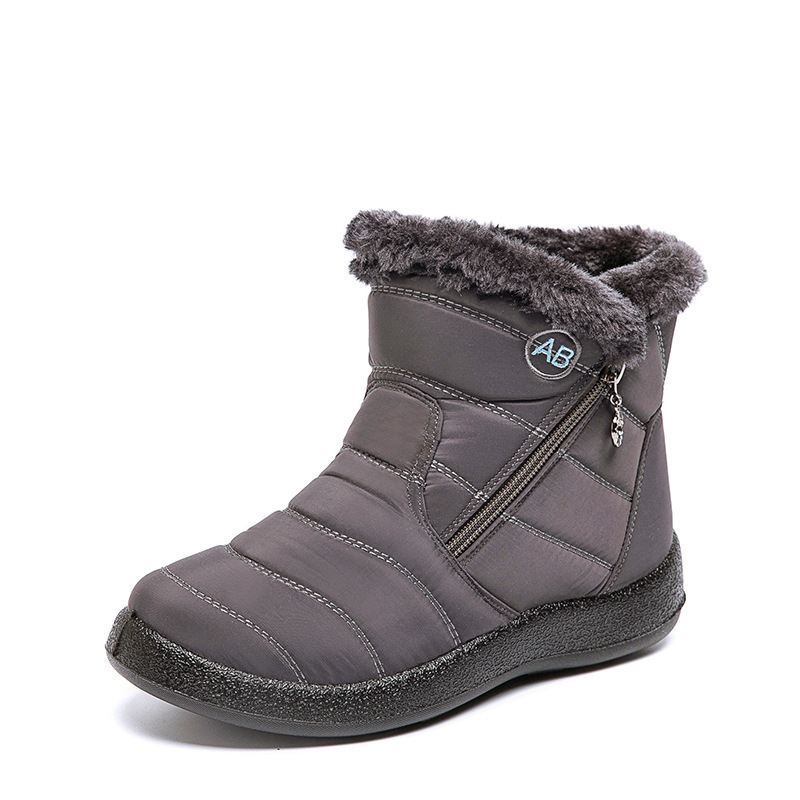 Women Premium Fur Lined Warm Comfy Outdoor Orthopedic Snow Boots