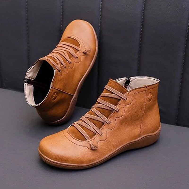 Comfy Handmade Leather Arch Support Snow Boots