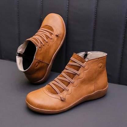 Comfy Handmade Leather Arch Support Snow Boots