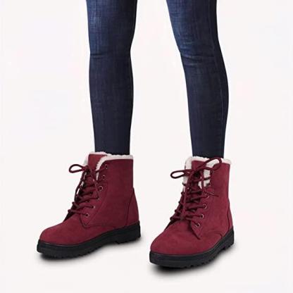 Winter Snow Boots for Women Warm Fur Lined Ankle Boots