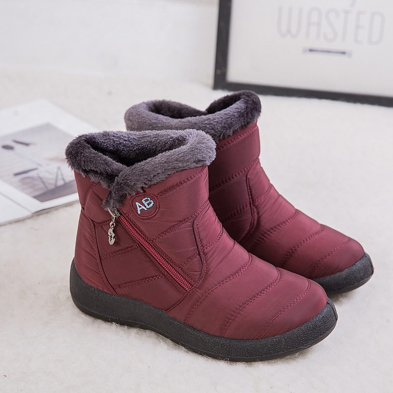 Women Premium Fur Lined Warm Comfy Outdoor Orthopedic Snow Boots