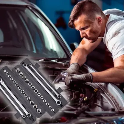 15PCS Adjustable Ratchet Wrench Kit🎅Great Christmas Gift🎁