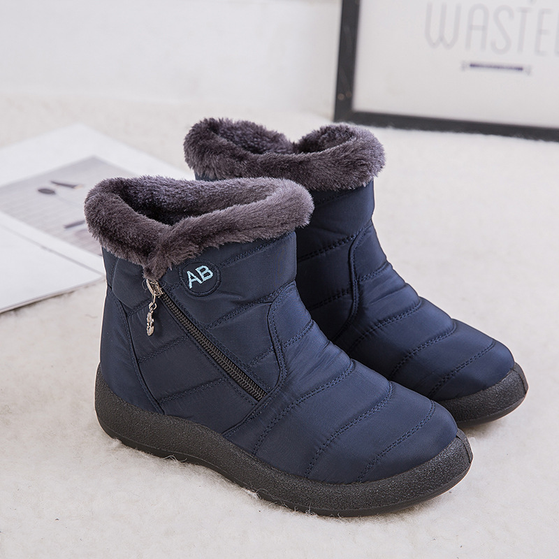 Women Premium Fur Lined Warm Comfy Outdoor Orthopedic Snow Boots