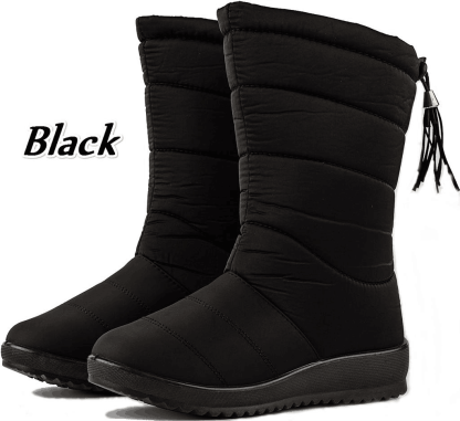 Winter Ladies Waterproof Warm Non-slip Down Snow Boots