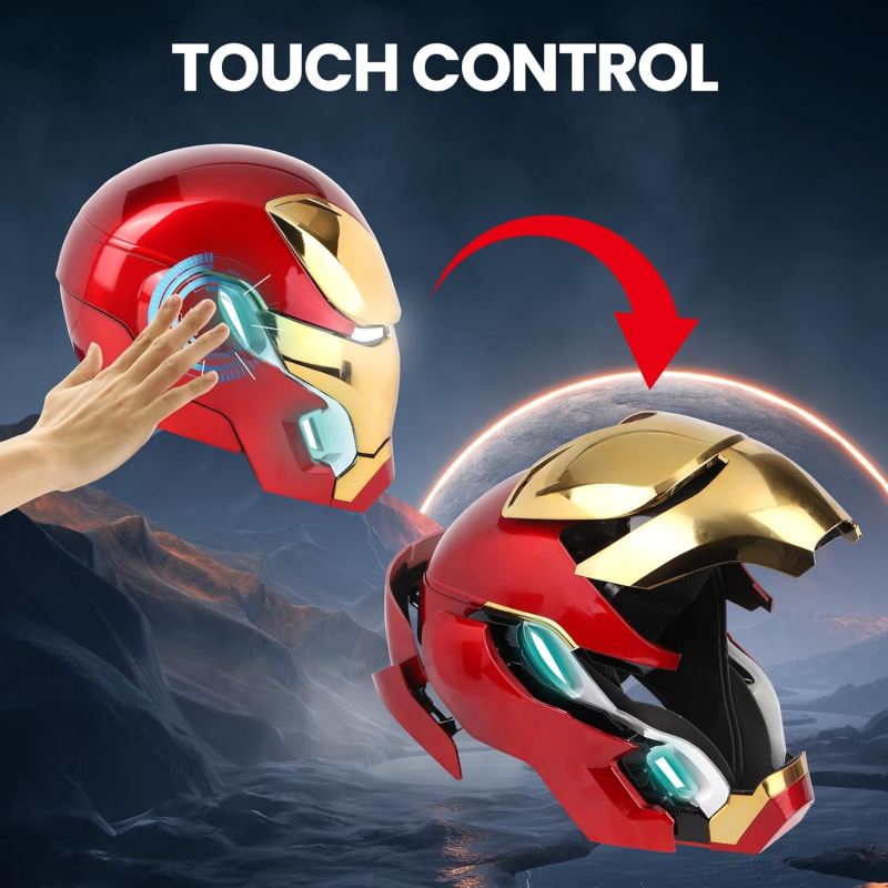 【Premium Edition】Iron Man Helmet MK50 – 1:1 Wearable, Voice & Touch & Remote Control