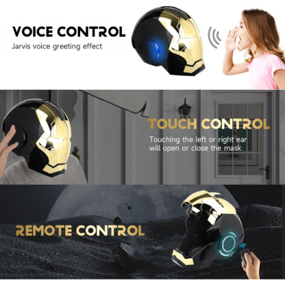 [NEW]War Machine Mask Mk5 Iron Man Helmet  Voice Control