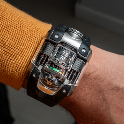 🔥Last day clearance💝Tourbillon Titanium Watch - Innovative Roller Display|Circular Power Reserve|Inclined Tourbillon Automatic Winding