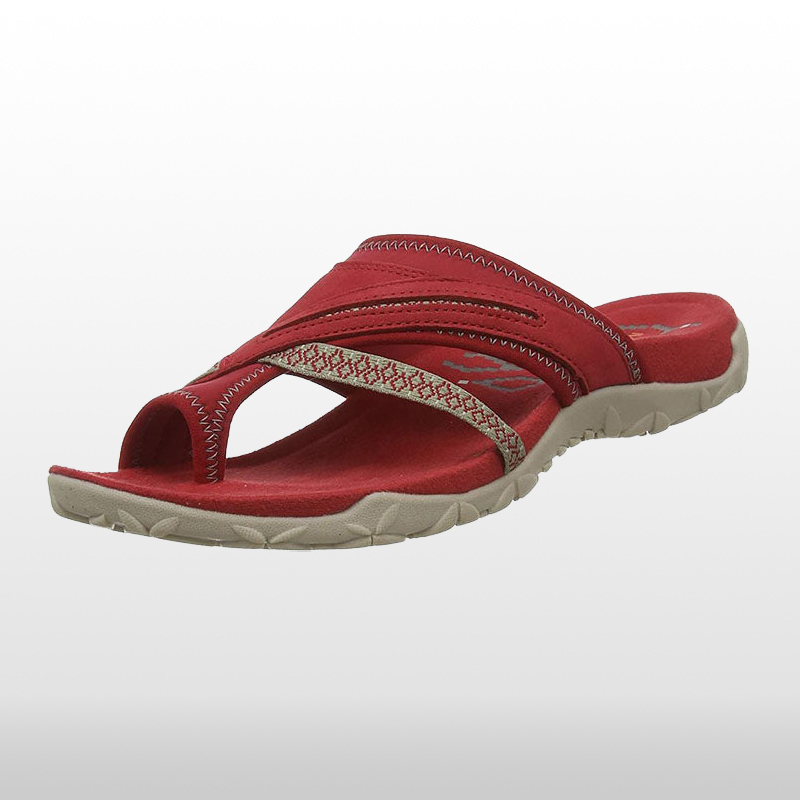  Unisex Breathable Mesh-And-Leather Sandals
