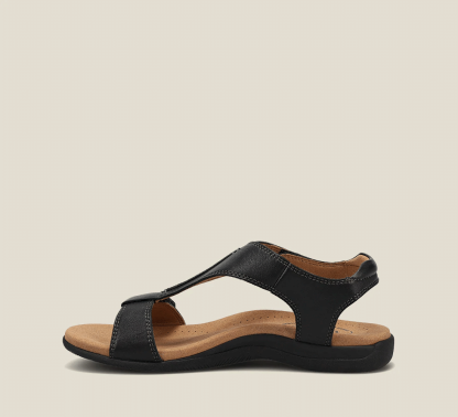 “The Show" Leather Adjustable Sandals