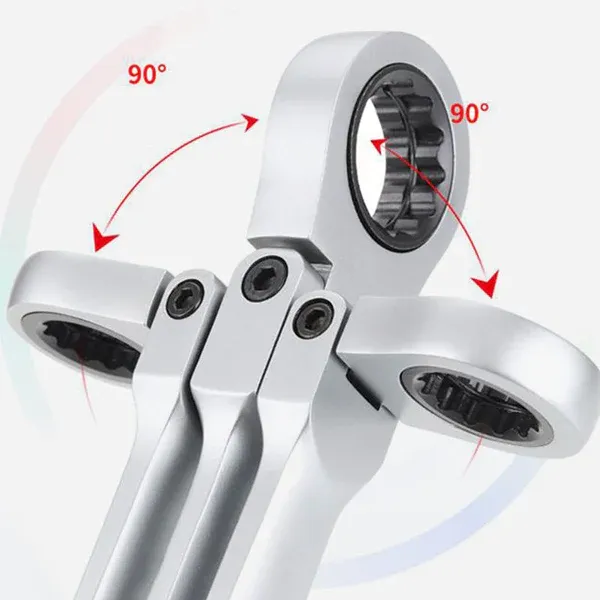 15PCS Adjustable Ratchet Wrench Kit🎅Great Christmas Gift🎁