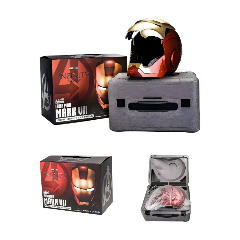【Premium Edition】 Iron Man Helmet MK7 English voice control