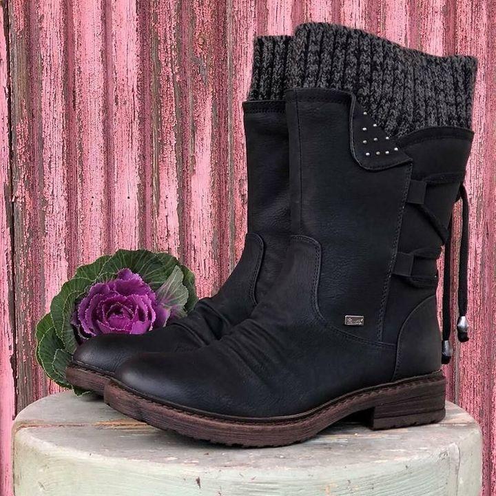 ⏰Last Day Promotion 50% OFF - Women's Winter Warm Back Lace Up Snow Boots