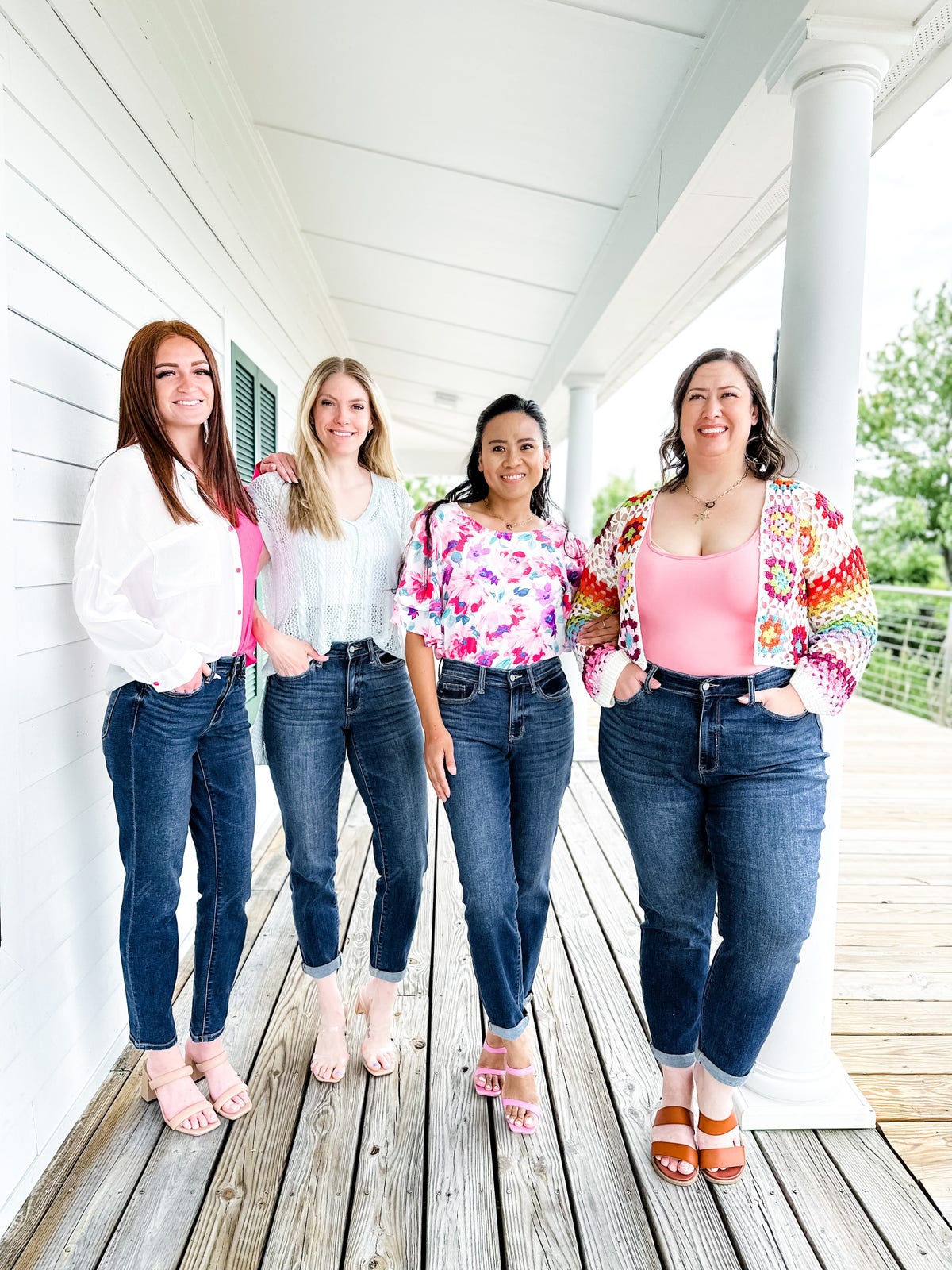 Tummy Control Cuffed Slim Fit Jeans （Buy 2 get 20% off）
