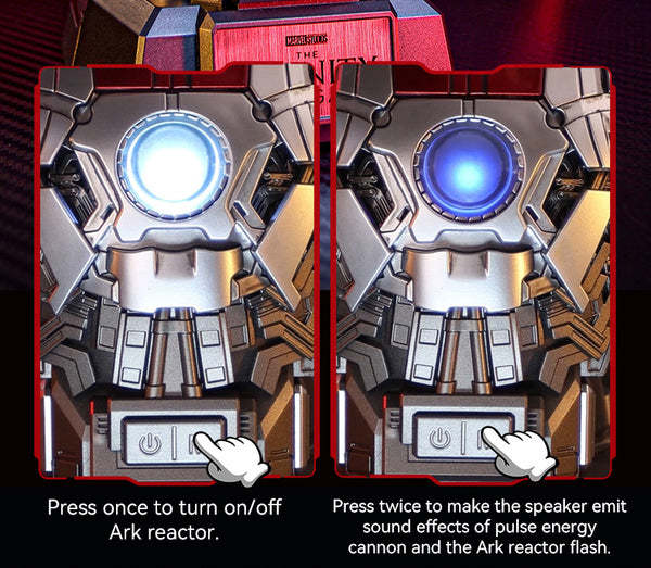 [NEW] Iron Man MK5 Posable Bust Action Figurewith Bluetooth Speaker