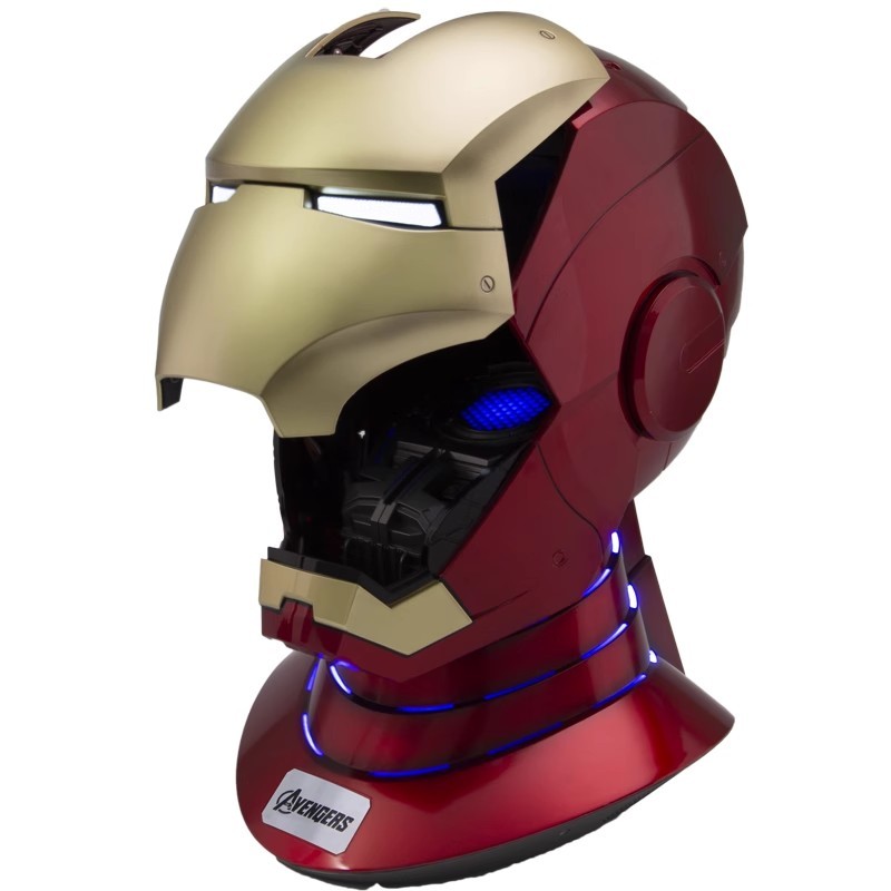 【Premium Edition】 Iron Man Helmet MK7 English voice control