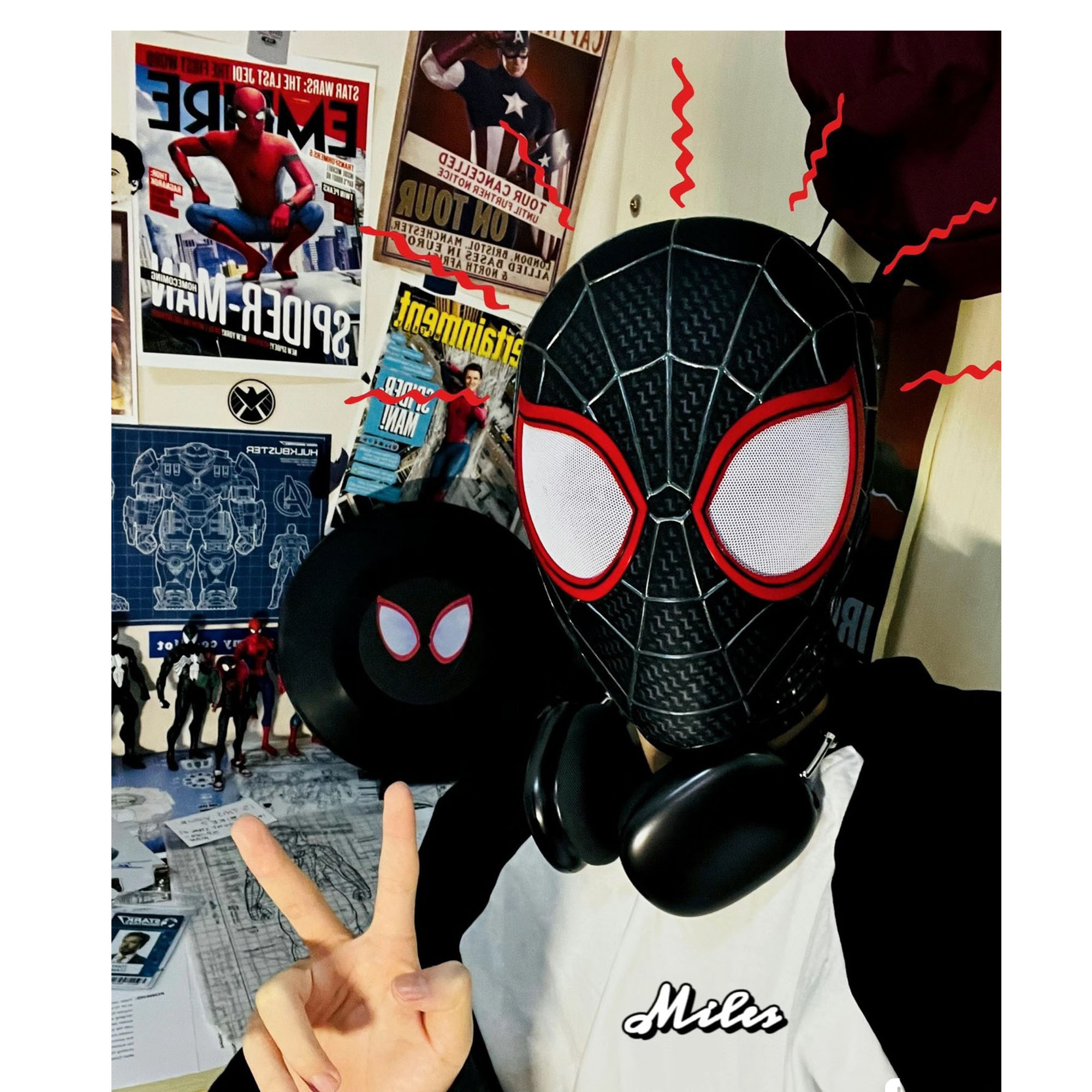 Miles Morales Spiderman Mask