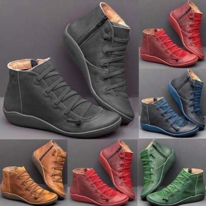 Comfy Handmade Leather Arch Support Snow Boots