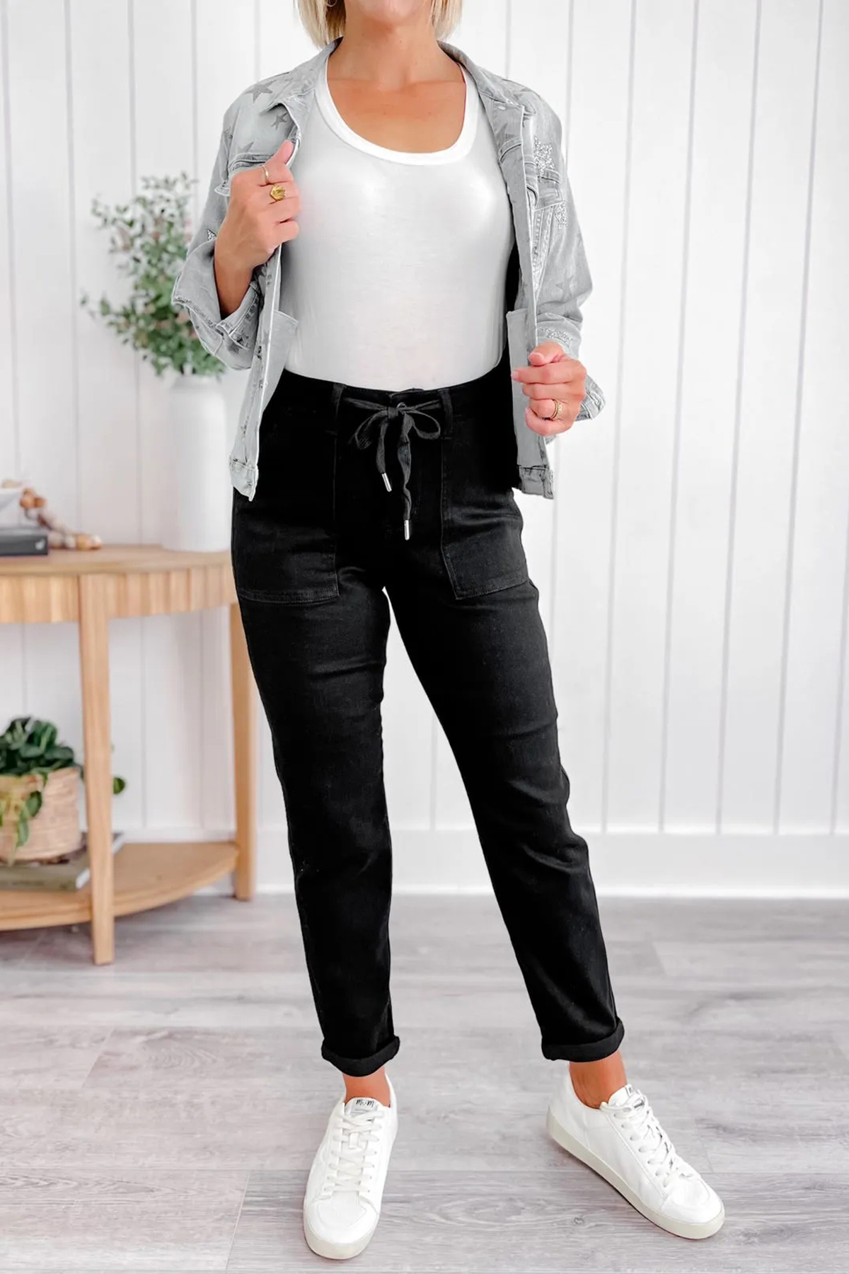 Pull On Denim Joggers（Buy 2 get 20% off）