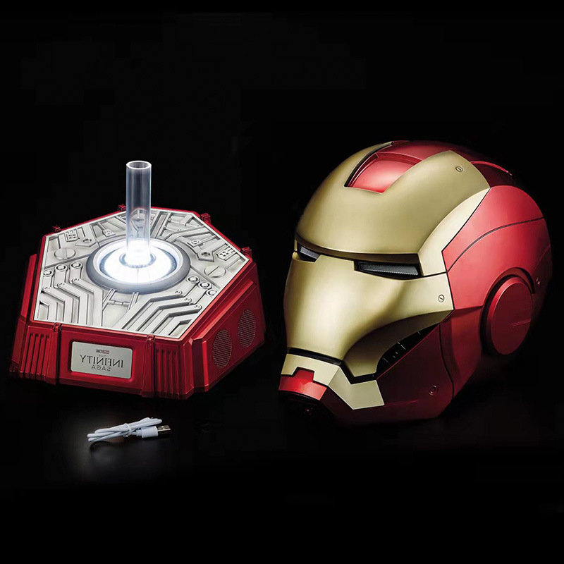 【Premium Edition】 Iron Man Helmet MK7 English voice control