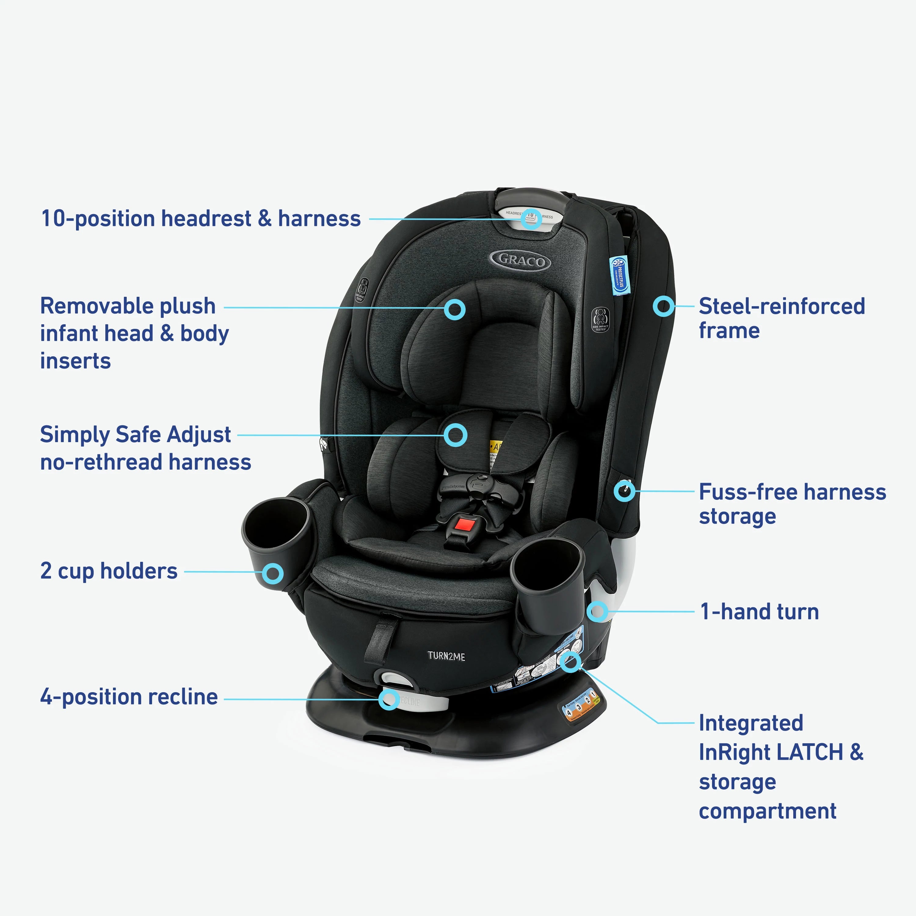 3-in-1 Convertible Car Seat