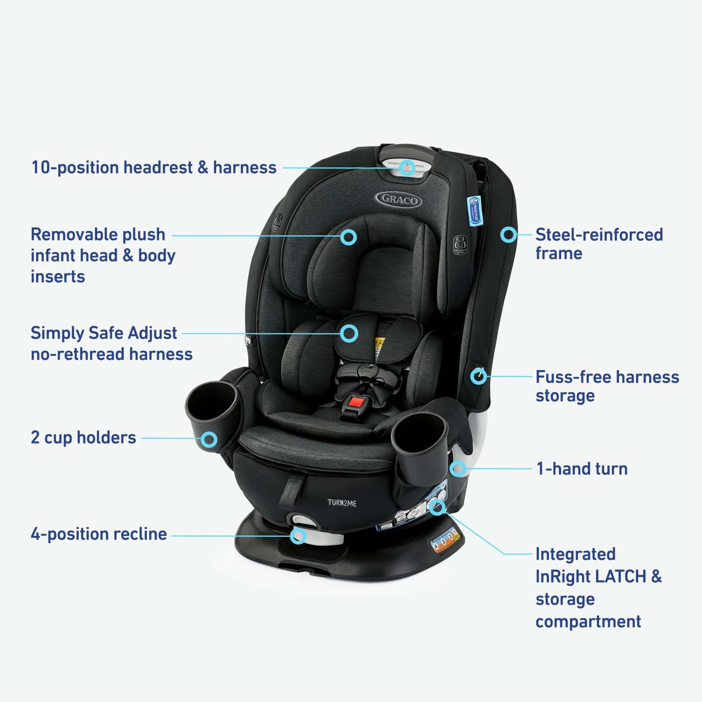 3-in-1 Convertible Car Seat