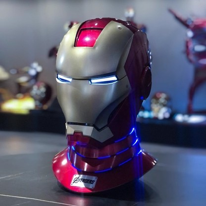 【Premium Edition】 Iron Man Helmet MK7 English voice control