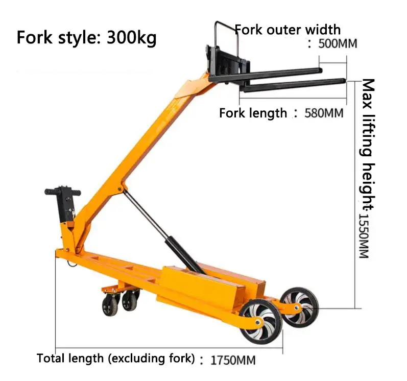 🎉Last Day Clearance🔥Hand Push Portable Electric Forklift