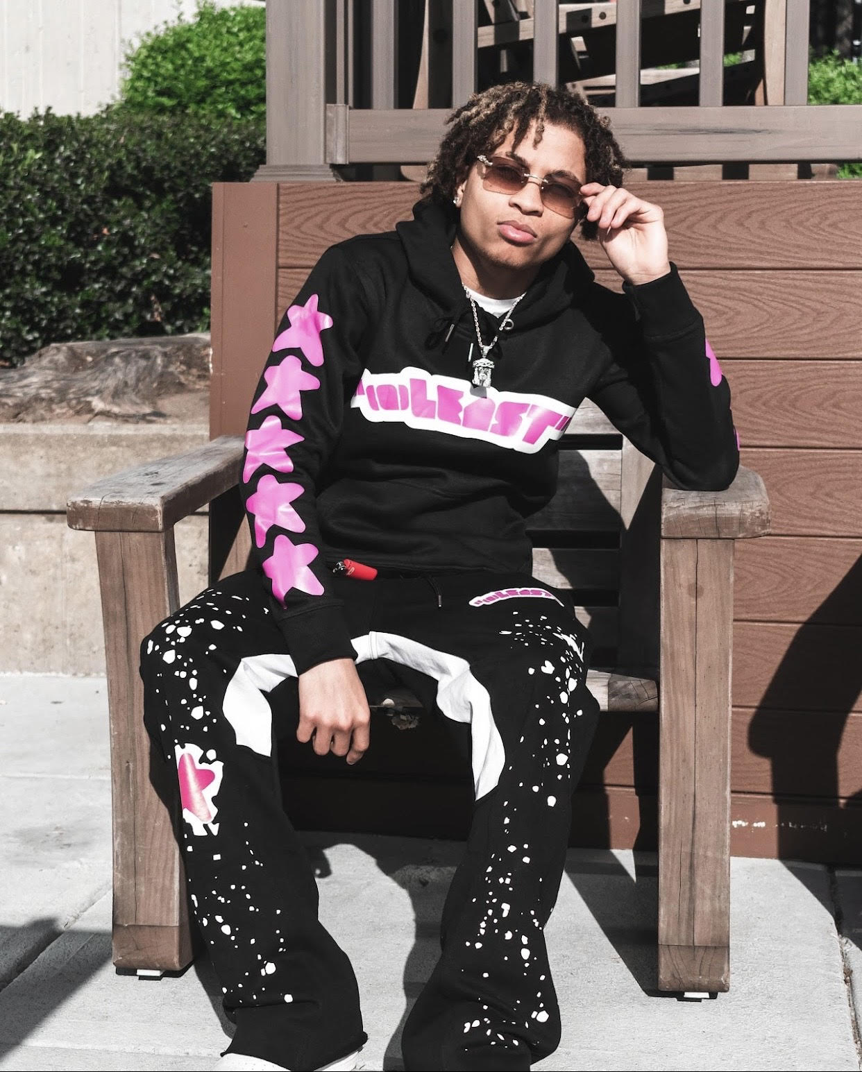  Pink C.S.M.G sweat suit!