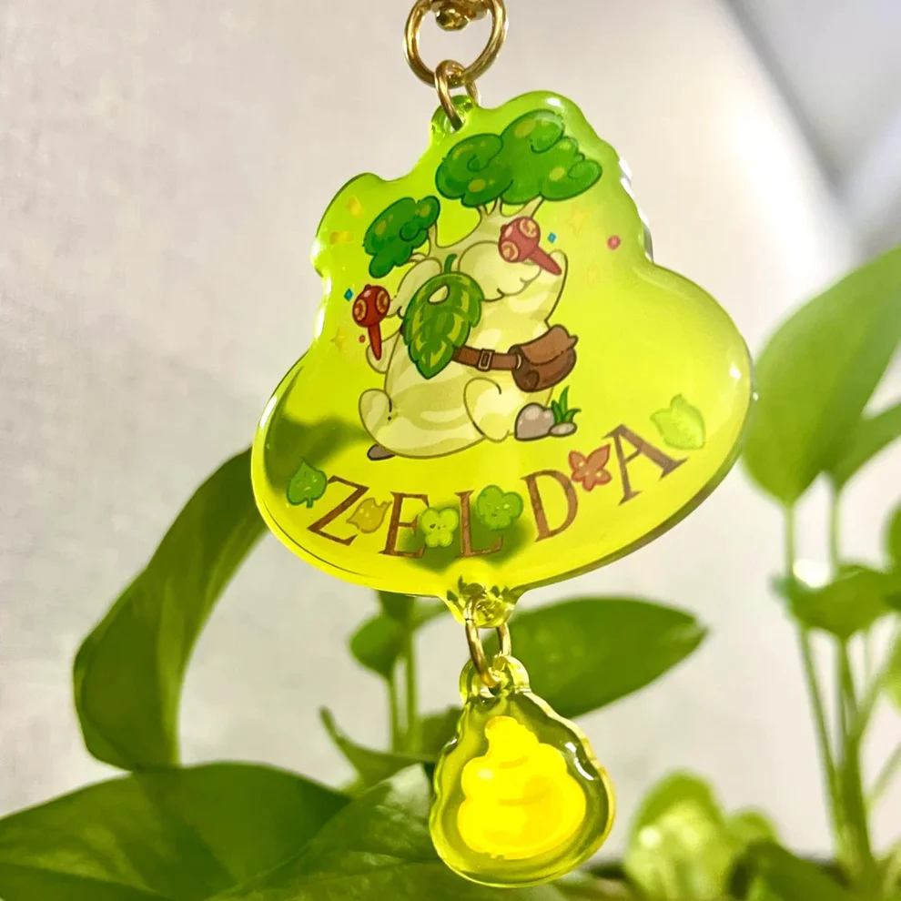 Custom Gradient Epoxy Keychain