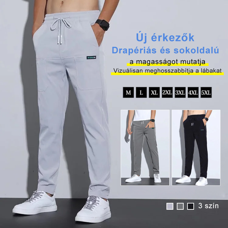 Egyenes szárú alkalmi nadrág