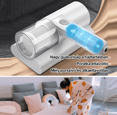 Nagyfrekvenciás otthoni használatra alkalmas atkaölő tisztítószer