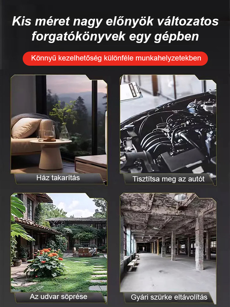 【Ipari】nagy teljesítményű vezeték nélküli légfúvó