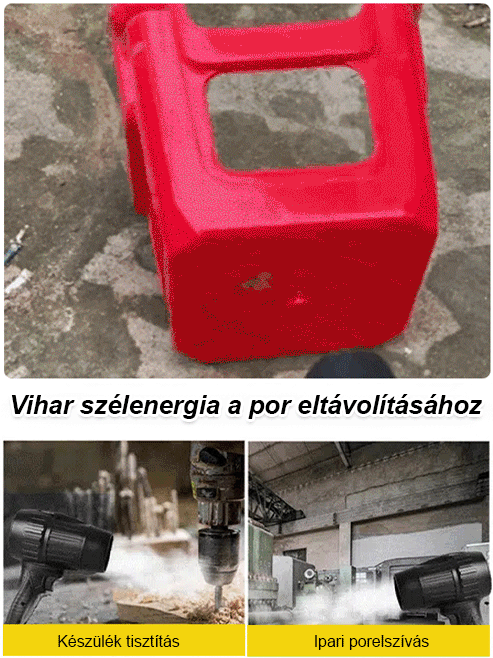 【Ipari】nagy teljesítményű vezeték nélküli légfúvó