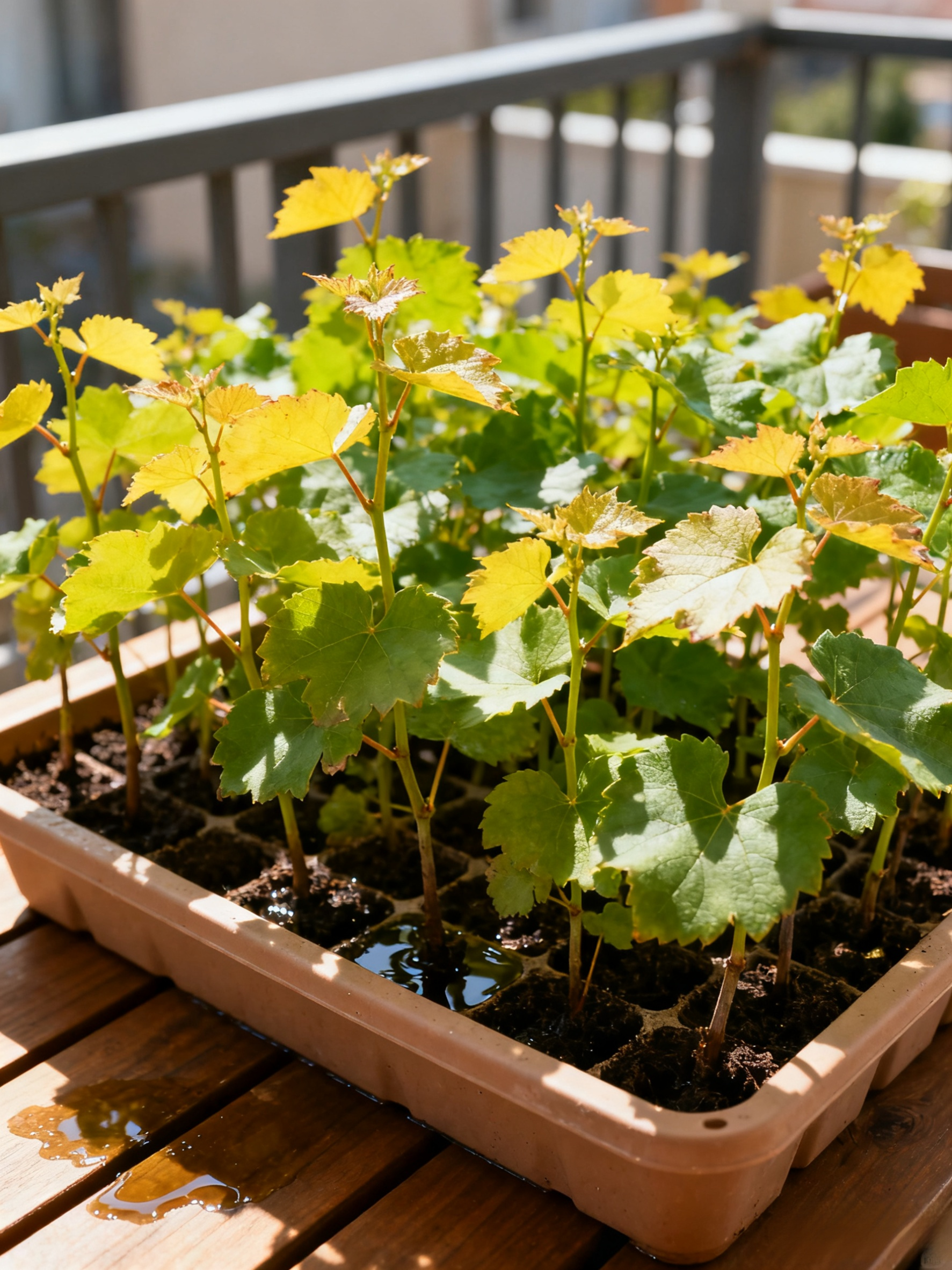 Óriás napsütés rózsa kék zafír szőlőpalánta