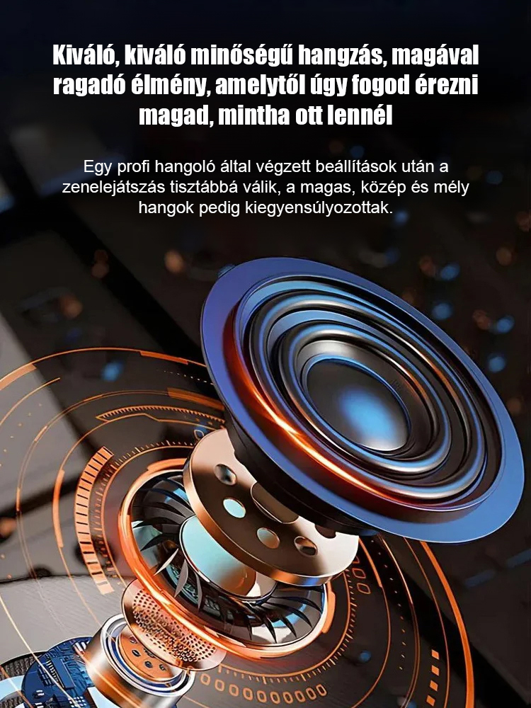 【Küldj mikrofont】mélynyomós vezeték nélküli Bluetooth hangszóró