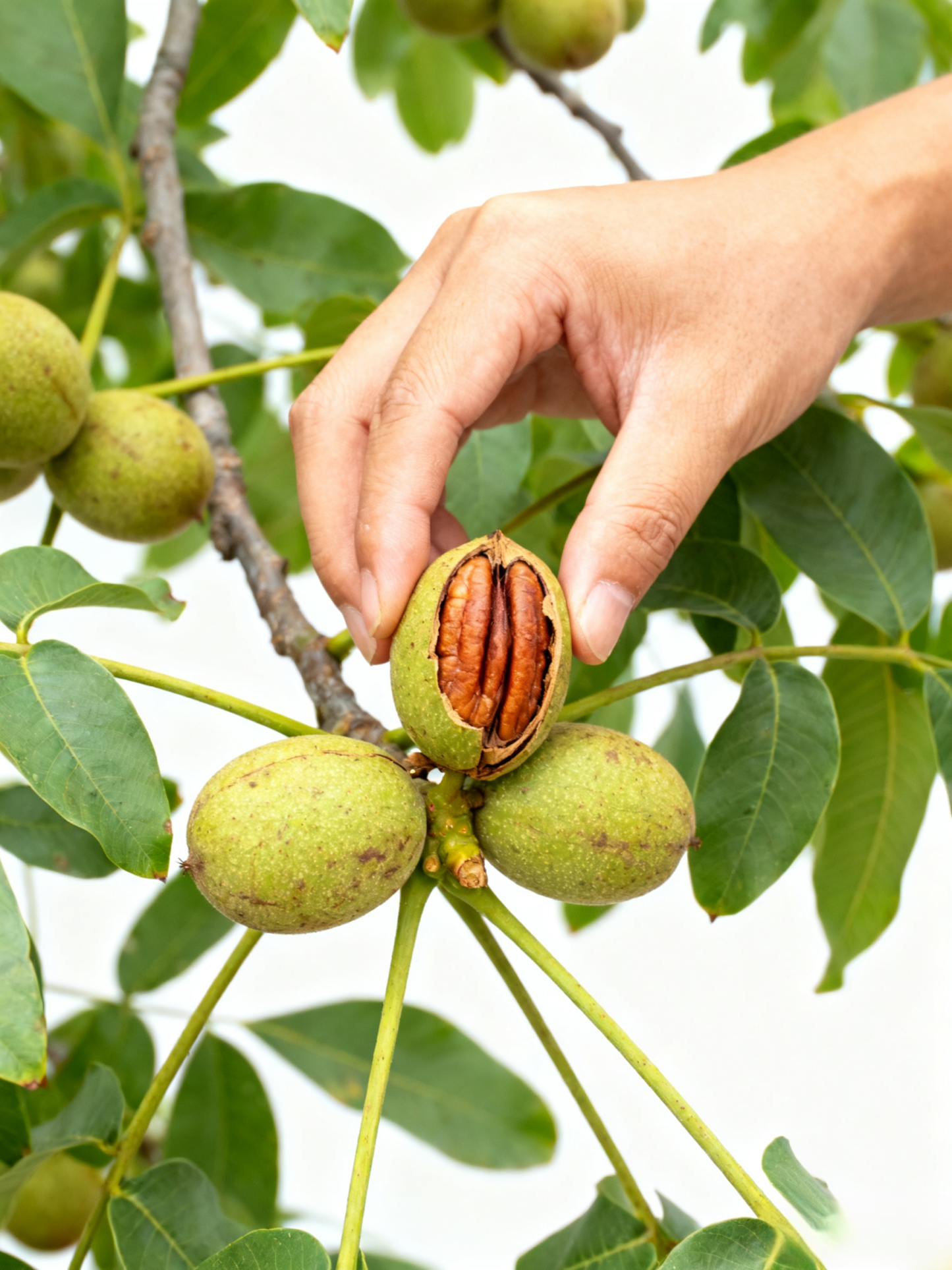 Importált pekándió magok az USA-ból, professzionálisan termesztve, garantáltan magas túlélési arány.