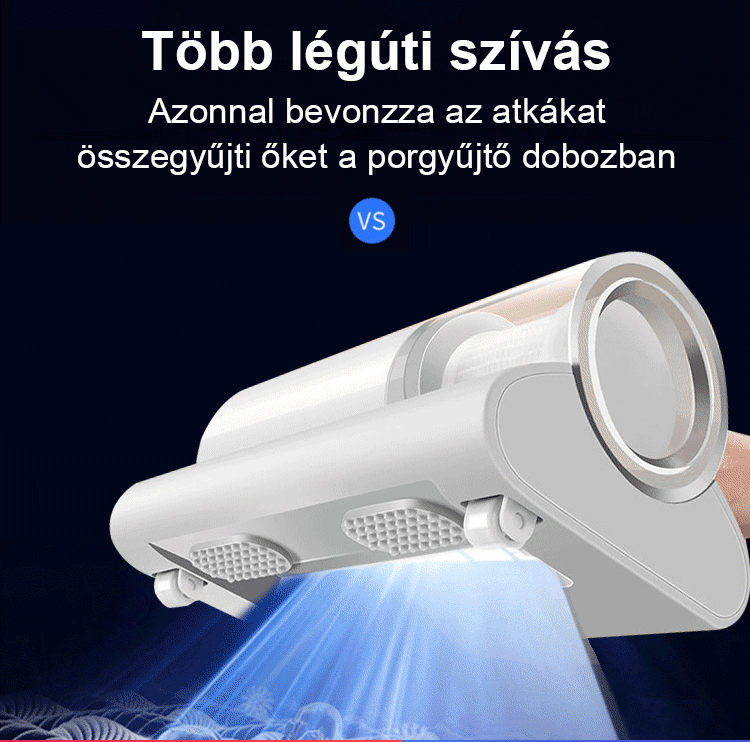 Nagyfrekvenciás otthoni használatra alkalmas atkaölő tisztítószer