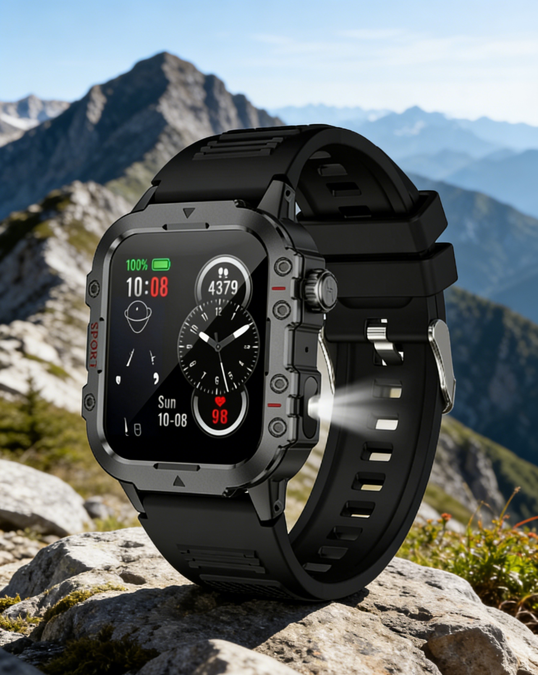 OutdoorPro X Erős Fény Kültéri Intelligens Óra