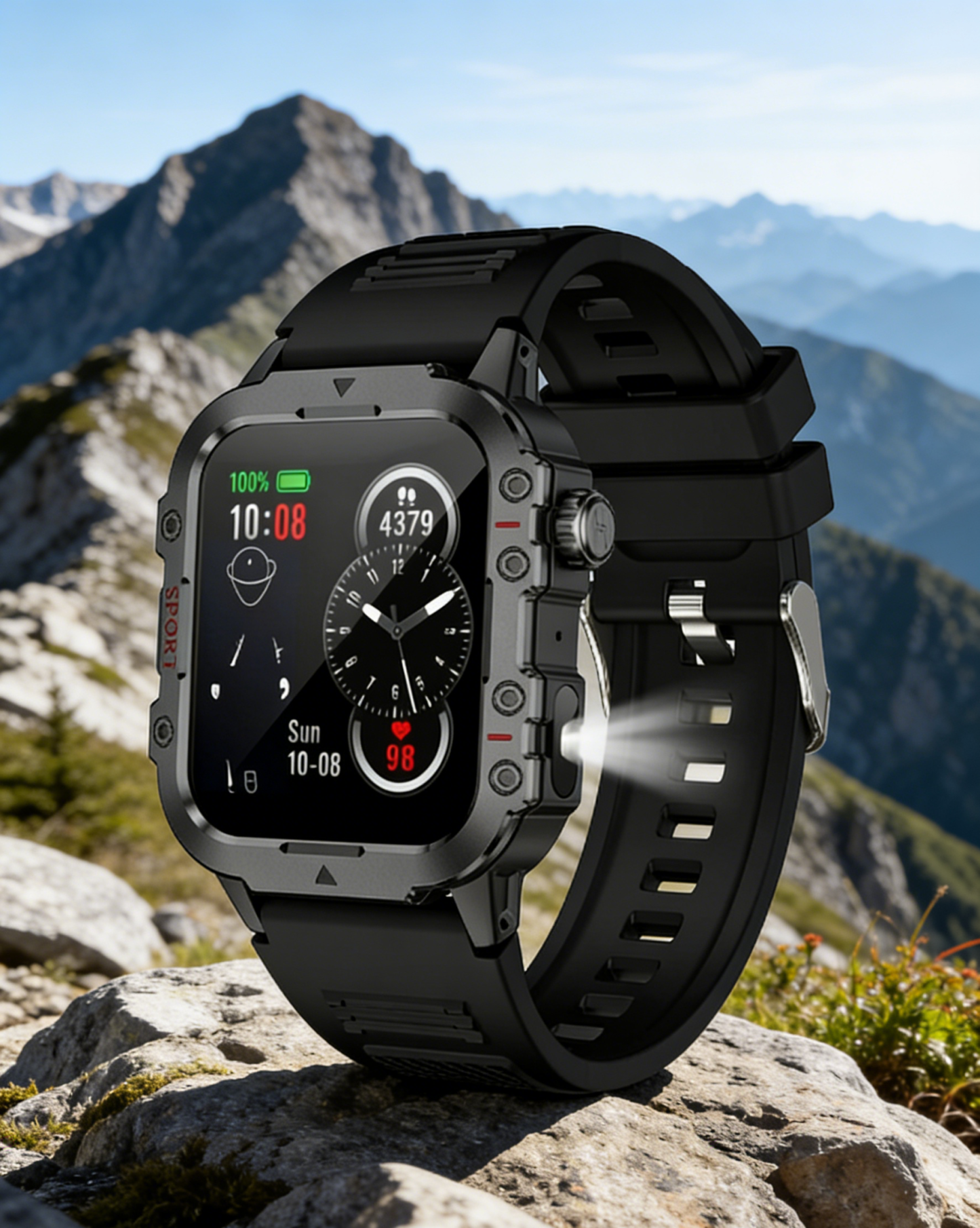 OutdoorPro X Erős Fény Kültéri Intelligens Óra