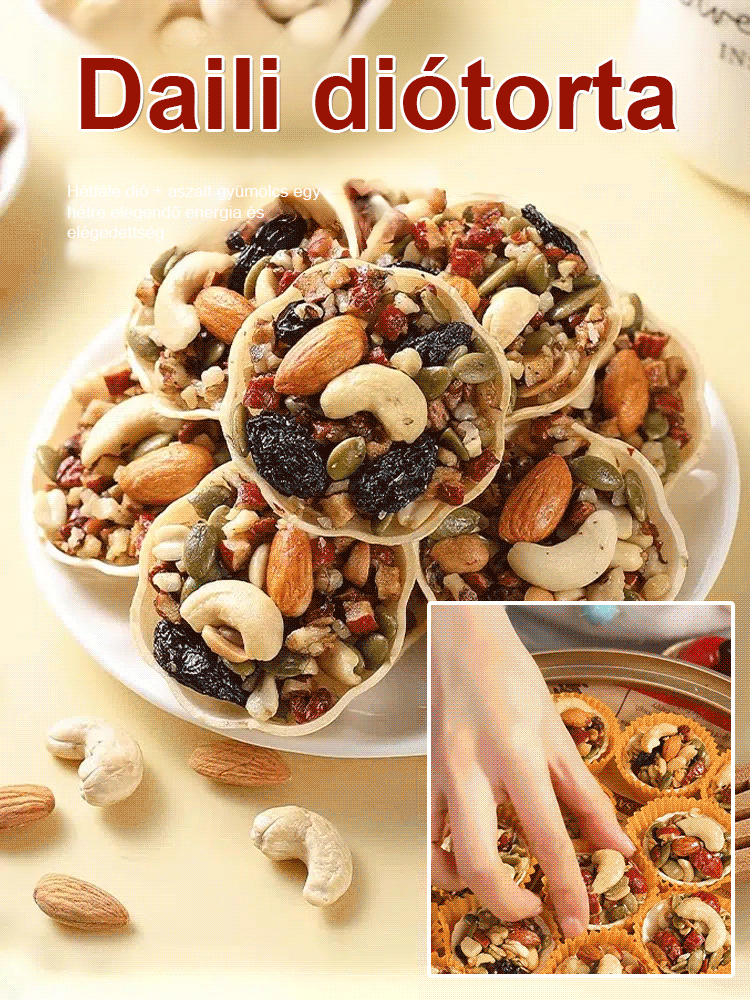 【0 zsír 0 cukor】Nyolc kincses diótorta