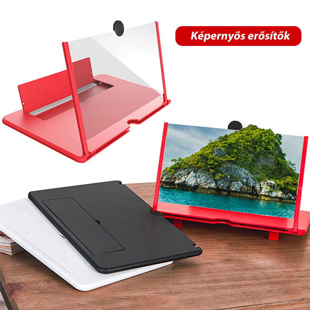 Kihúzható HD mobiltelefon képernyő erősítő