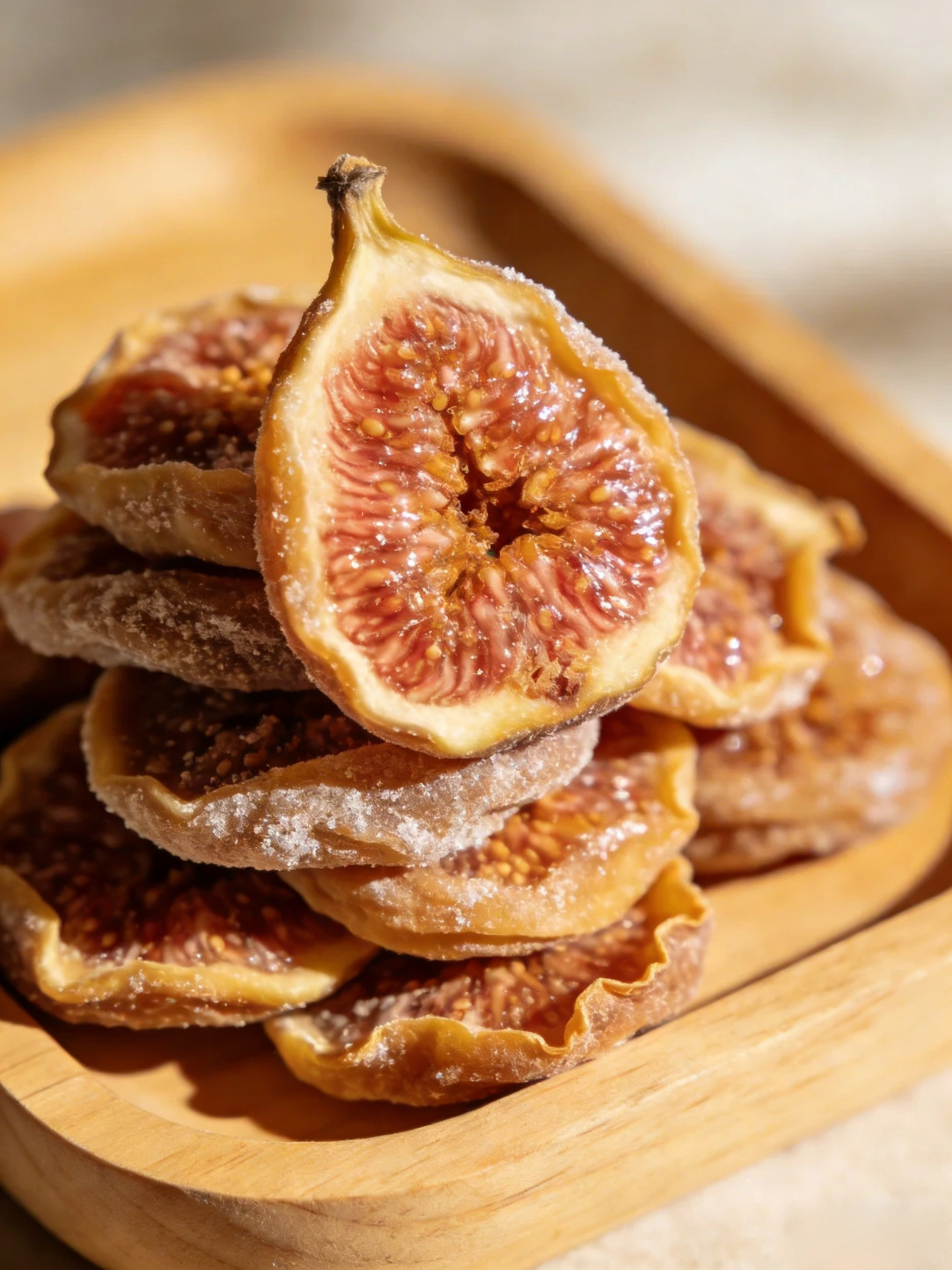 Háromszor párolt, háromszor szárított füge, rákellenes és húgysavcsökkentő